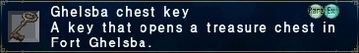 Ghelsba chest key