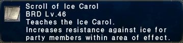 Scroll of Ice Carol