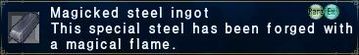 Magicked steel ingot