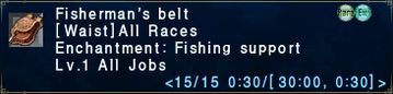 Fisherman's belt