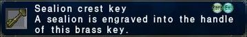 Sealion crest key