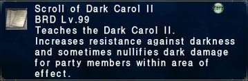 Scroll of Dark Carol II