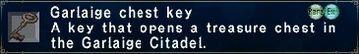 Garlaige chest key